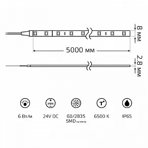 Лента светодиодная Gauss  23637452006