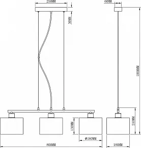 Подвесной светильник Moderli Room V2731-3P