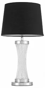 Настольная лампа декоративная LUMINA DECO Villanova LDT 302 CHR+BK