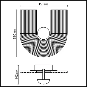 Бра Odeon Light HIGHTECH 7198/6WL