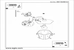 Светильник на штанге Eglo ПРОМО Monreale 98121