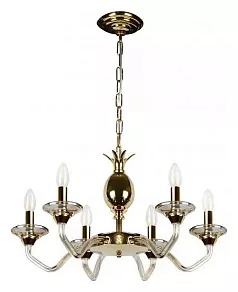 Подвесная люстра iLamp Flo YT2049-6 GD+COG