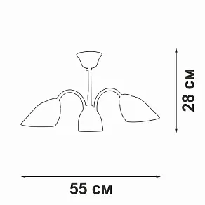 Люстра на штанге Vitaluce V3335 V3335-7/3PL