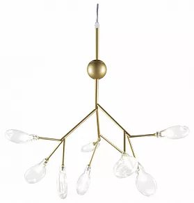 Подвесная люстра Natali Kovaltseva GRACE ll GRACE 75554/9С GOLD SATIN
