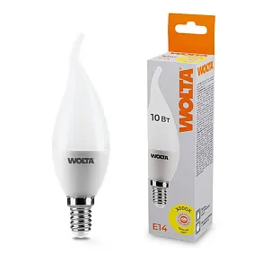 Лампа светодиодная Wolta  E14 10Вт 3000K 25YCD10E14