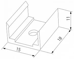 Крепление Elektrostandard  Clip LL-2-ALP026