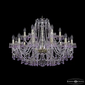 Подвесная люстра Bohemia Ivele Crystal 1410 1410/12+6/300 G V7010