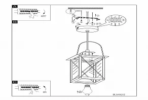 Подвесной светильник Eglo ПРОМО Donmington 49212