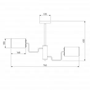 Люстра на штанге Bogate's Pallada 293/6