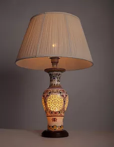 Настольная лампа декоративная Abrasax Lidia CT1365B20-OL