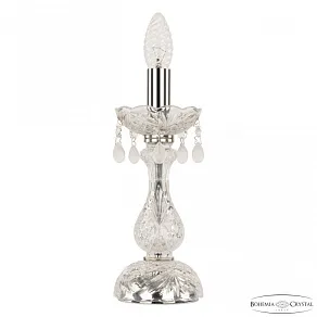 Настольная лампа декоративная Bohemia Ivele Crystal 112 112L/1-27 Ni V0300