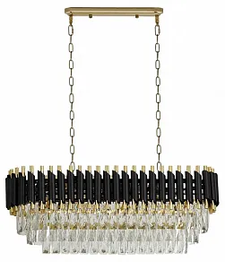 Подвесная люстра LUMINA DECO MAZINI LDP 6003-800-PR BK+F.GD