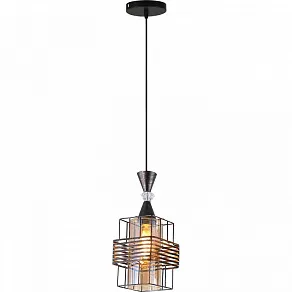Подвесной светильник Reluce 03128 03128-0.9-01 BK+PATINA GOLD