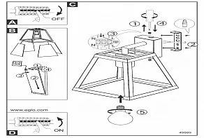 Бра Eglo ПРОМО Amesbury 1 49889