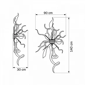 Бра Lightstar Vulcano 890057