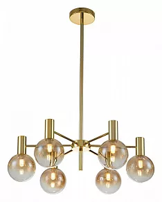 Люстра на штанге Indigo Collana 13015/6R Gold