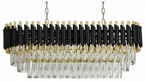 Подвесная люстра LUMINA DECO MAZINI LDP 6003-800-PR BK+F.GD