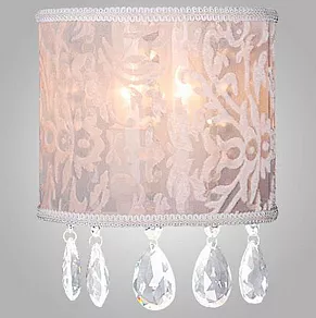 Накладной светильник Eurosvet 10024 10024/2 золото/прозрачный хрусталь