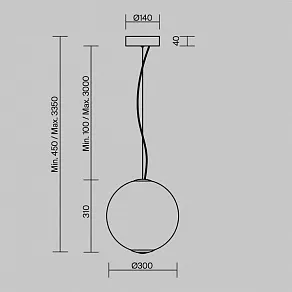 Подвесной светильник Maytoni Bruma MOD397PL-L15CH3K