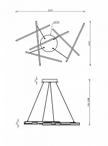 Подвесной светильник Maytoni Line MOD016PL-L75W4K