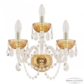 Бра Bohemia Ivele Crystal 5402 5402B/2+1/165 G Amber/M-1G