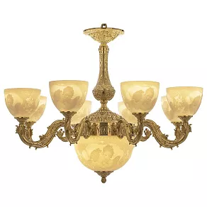 Подвесная люстра Bohemia Ivele Crystal 7101 71101P/8/210 G P1 U Angel