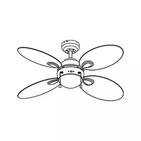 Светильник с вентилятором Globo Wade 318