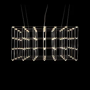 Подвесная люстра O-LUCE Cosmic Glass ячейка 20*20 см 11787611-2