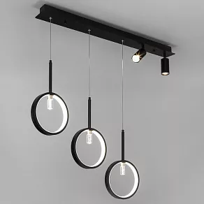 Подвесной светильник Eurosvet Verge 90249/5 черный