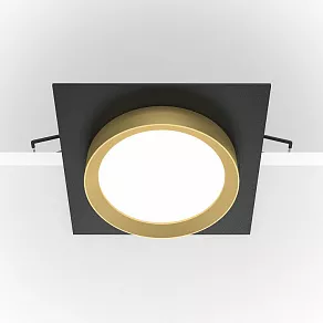 Встраиваемый светильник Maytoni Hoop DL086-GX53-SQ-BG