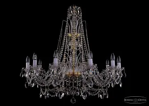 Подвесная люстра Bohemia Ivele Crystal 1411 1411/10/360/XL-87 G