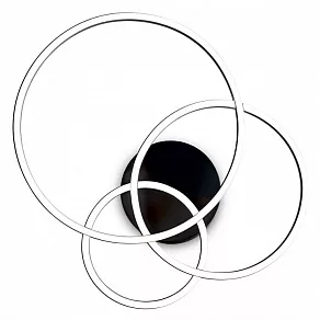 Накладной светильник Ideal Lux Frame FRAME PL CERCHIO NERO