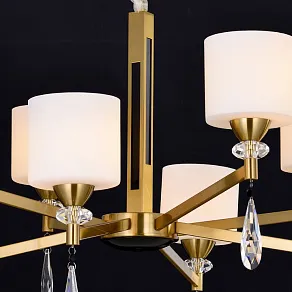 Подвесная люстра ILLUMICO IL5182 IL5182-8PLS-29 BRASS KELTIC