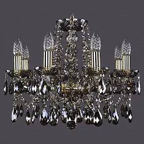 Подвесная люстра Bohemia Ivele Crystal 1413 1413/8/165/G/M731