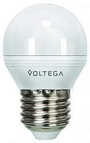 Лампа светодиодная Voltega Globe E27 6Вт 4000K 5496