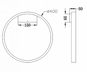 Бра Maytoni Rim MOD058WL-L25BS4K