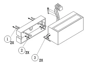 Накладной светильник Globo Noam 34152