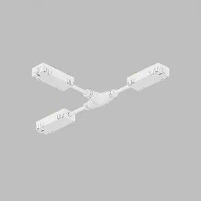 Токопровод T-образный центральный Denkirs SMART UNI TR2115-WH