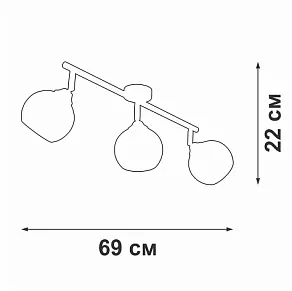 Спот Vitaluce V4313 V4313-0/3PL
