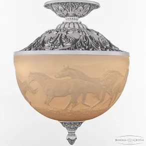 Подвесная люстра Bohemia Ivele Crystal AL7003 AL7003P/25 WMN Horse