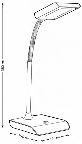 Настольная лампа офисная Gauss GT101 GT1011