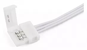 Соединитель лент гибкий Elektrostandard для светодиодных лент 12/24V Коннектор для ленты 5050 24V 60Led 24W IP20 гибкий односторонний (10pkt)