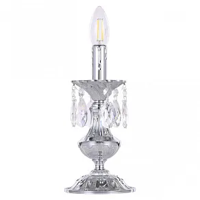 Настольная лампа декоративная Bohemia Ivele Crystal AL77 AL77200L/1-25 Ni