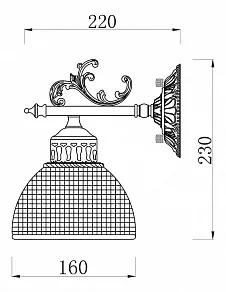 Бра Maytoni Keramos ARM030-01-G