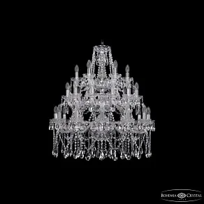 Подвесная люстра Bohemia Ivele Crystal 1413 1413/12+12+6/300/3d Ni