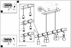 Подвесной светильник Eglo ПРОМО Townshend 95499