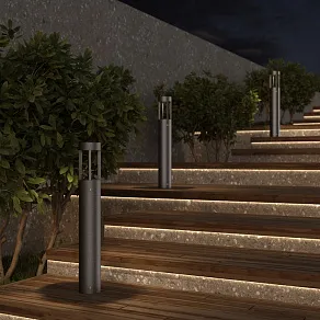 Наземный высокий светильник Maytoni Vint O458FL-L9GF3K