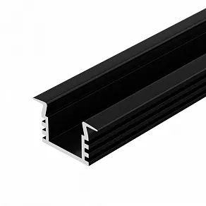 Профиль встраиваемый Arlight PDS-F-2000 ANOD Black 017642