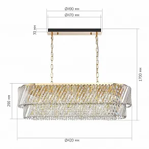 Подвесная люстра ST-Luce RITZ SL6138.303.14