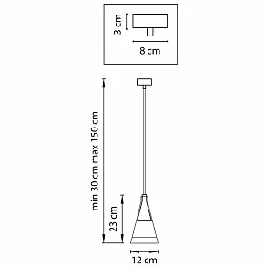 Подвесной светильник Lightstar Cone 757019